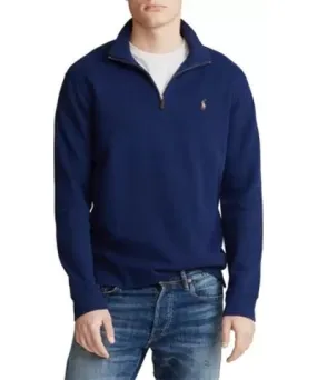 Polo Ralph Lauren Men's Big & Tall Estate Rib Half-Zip Pullover