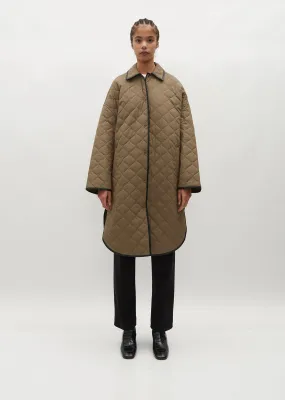 Quilted Cocoon Coat — Marsh