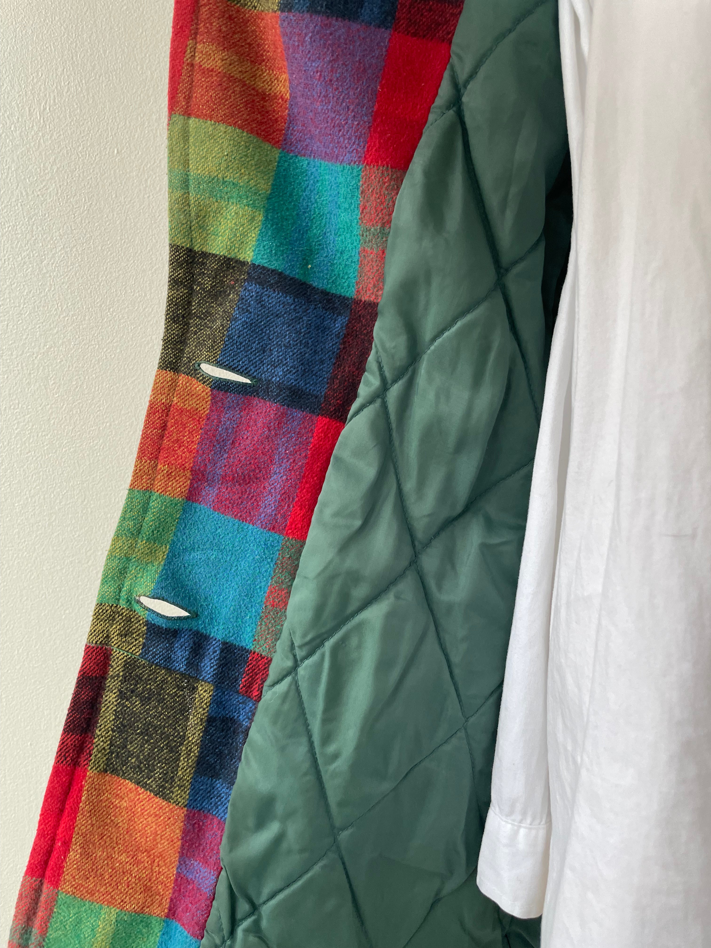 Rainbow Tartan Coat