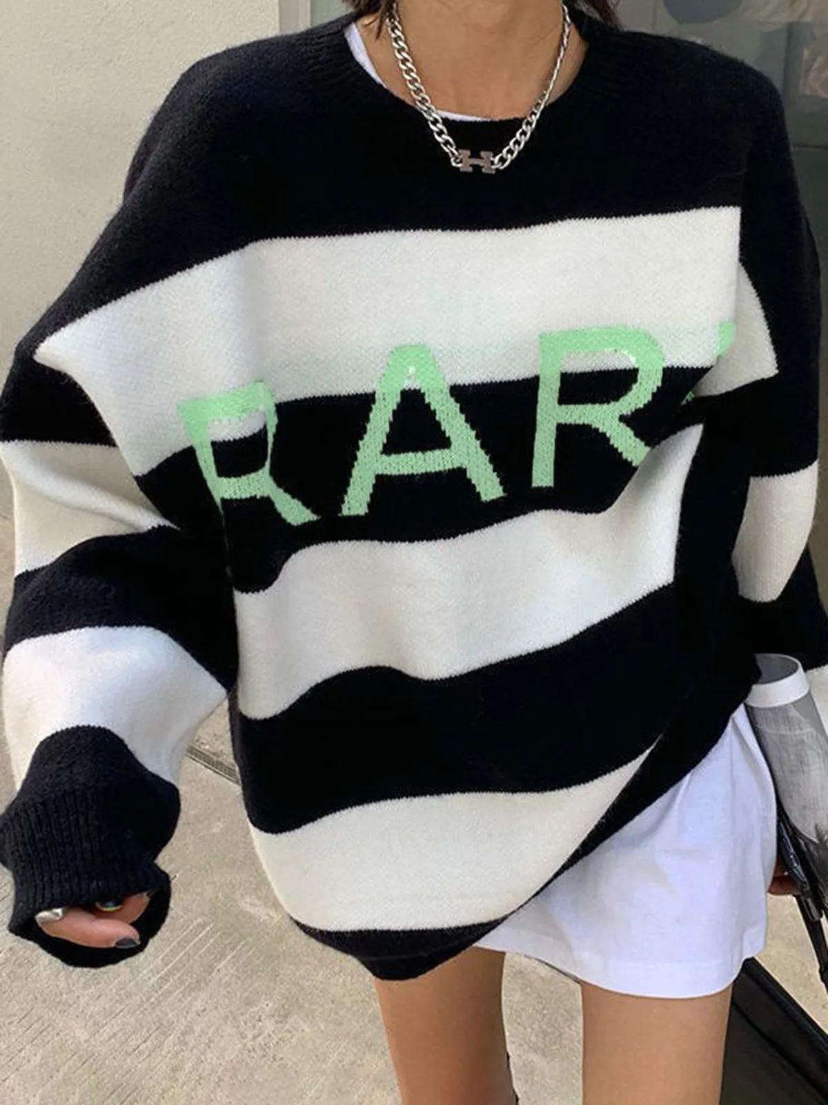 Rare Oversized Stripe Sweater