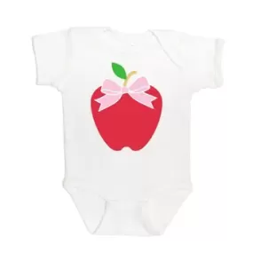 Red Apple w/ Bow Bodysuit