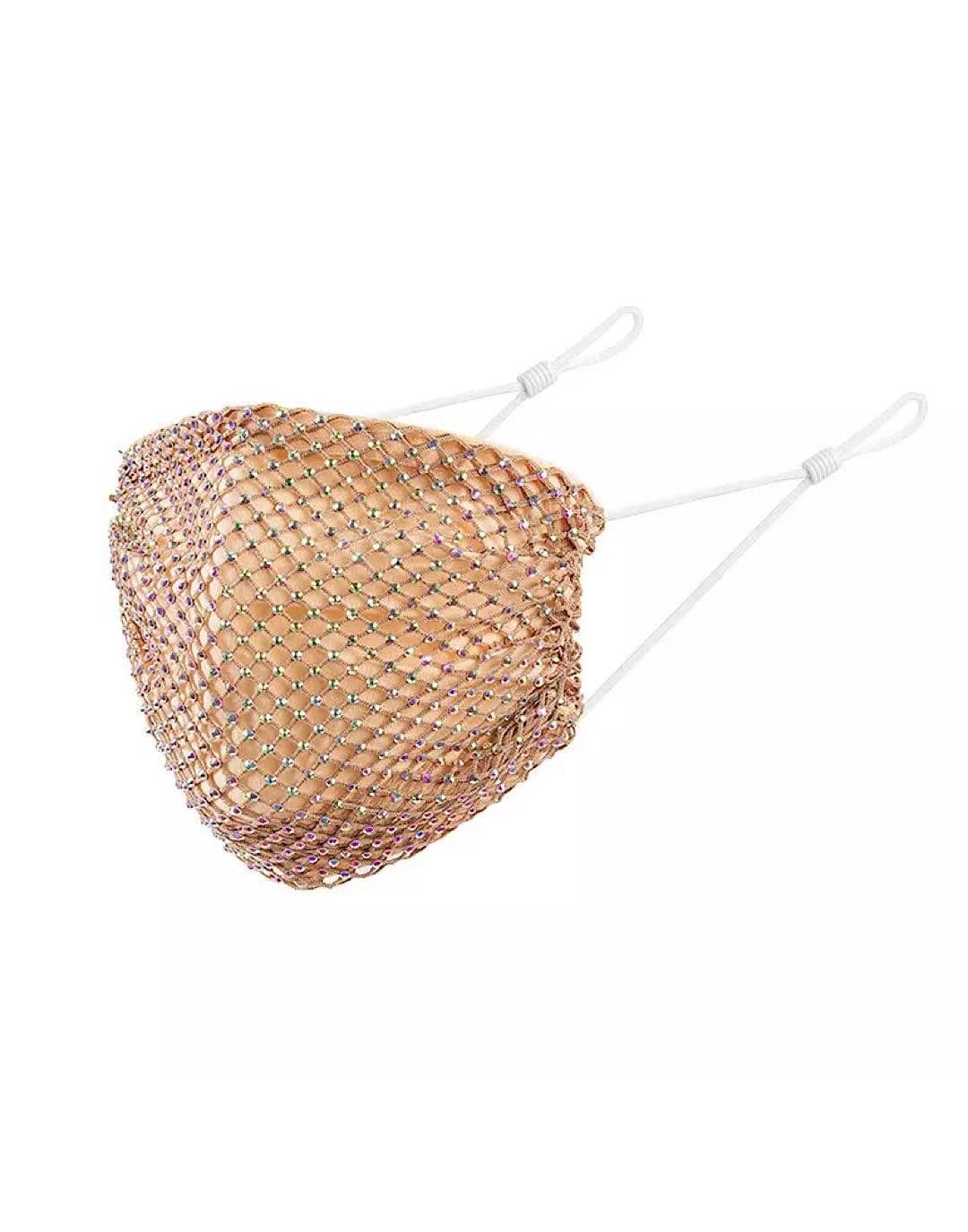 Reusable Rhinestoned Face Mask