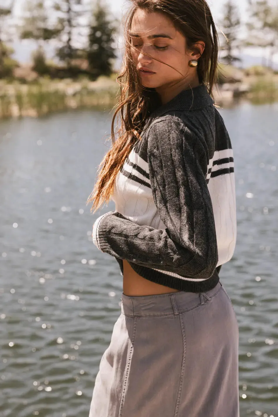 Rita Zip Up Sweater