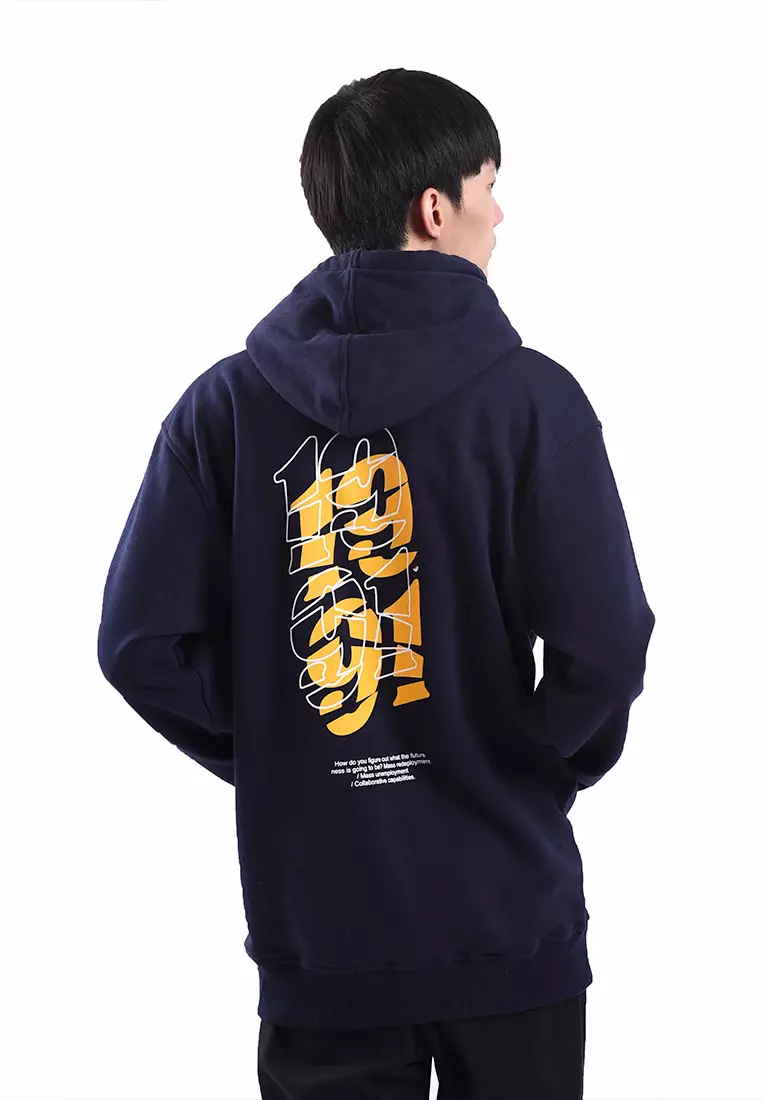 Roughneck 1991 Roughneck Shadow 1991 Hoodie - Navy H534