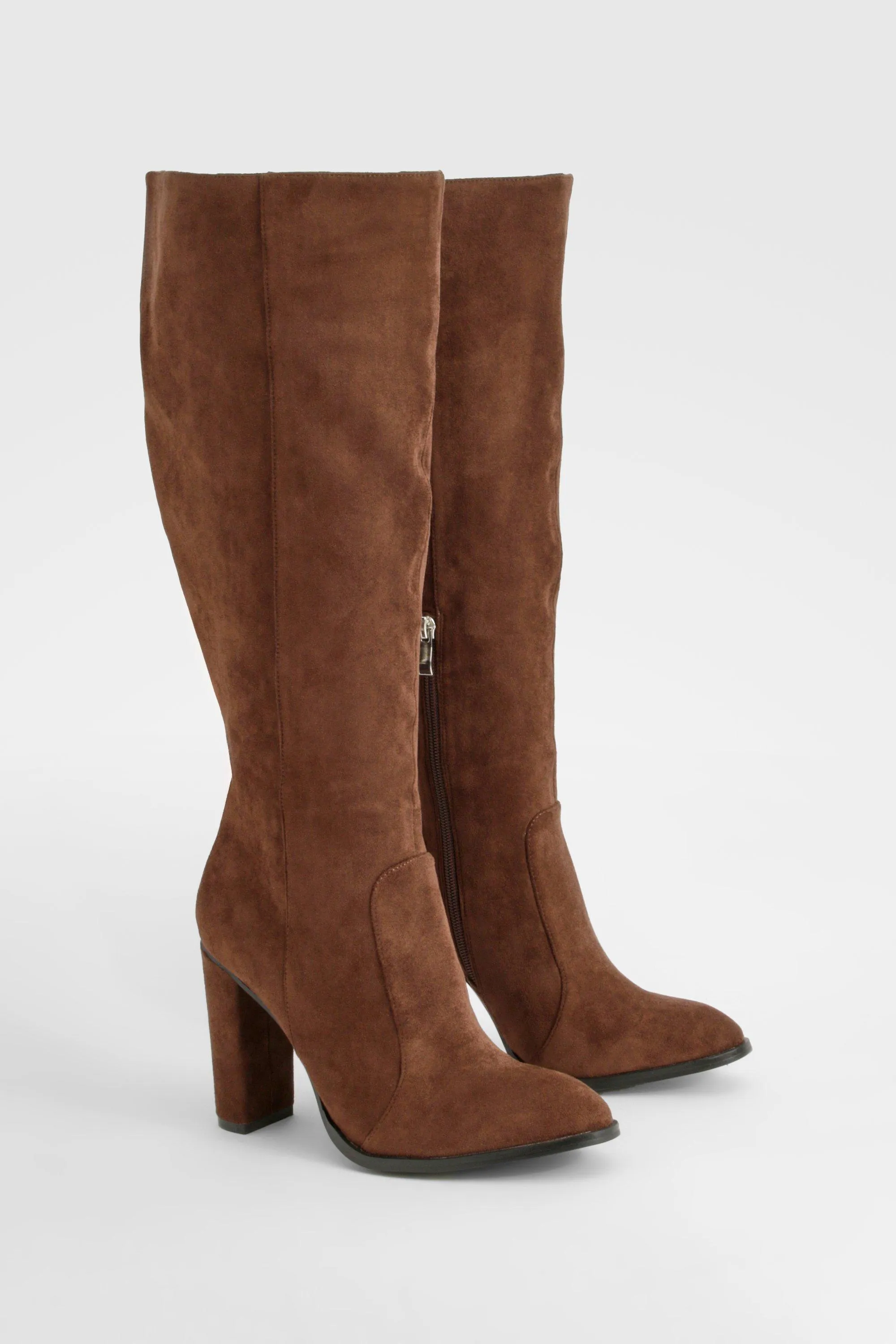 Round Toe Knee High Boots