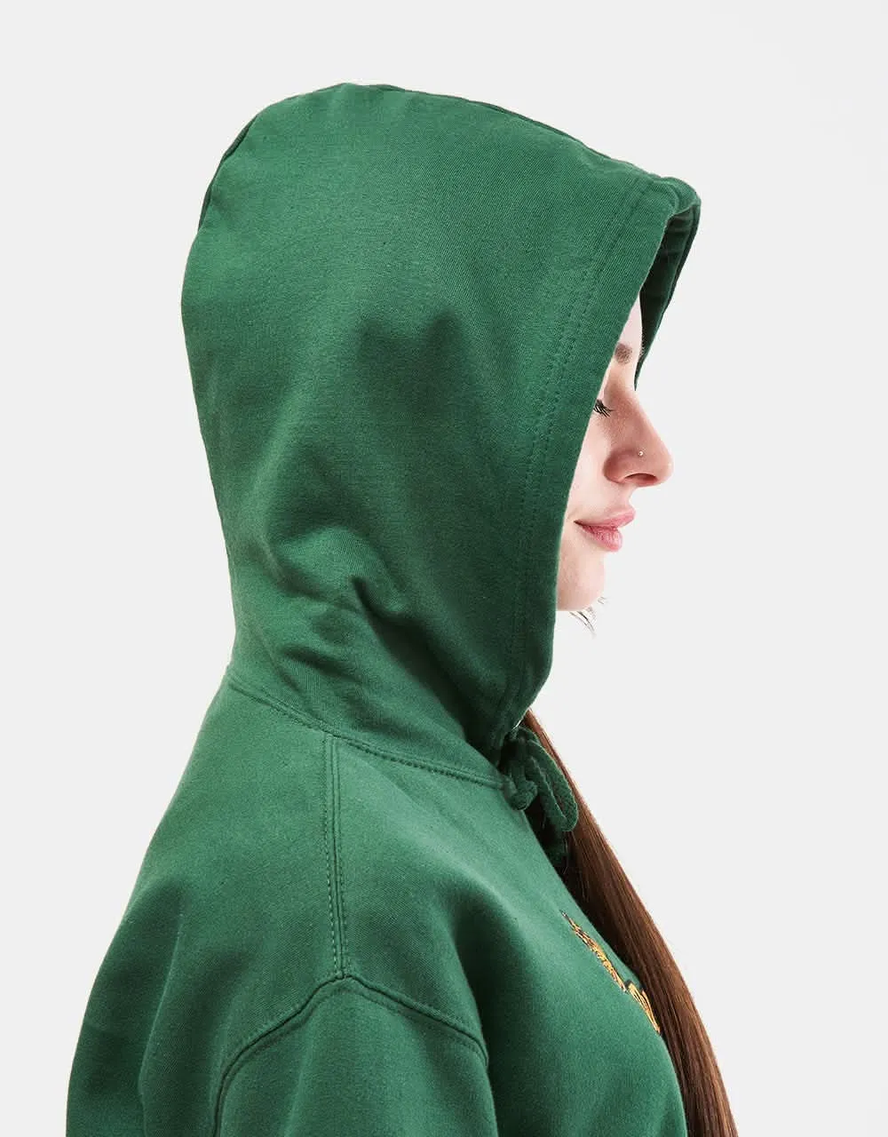 Route One Flutter Pullover Hoodie - Bottle Green