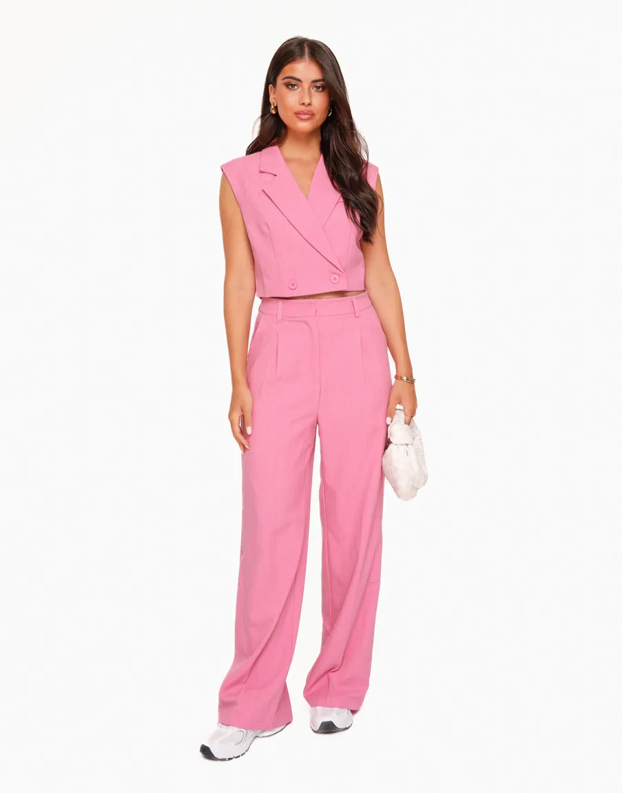 Roze Wijde - Pantalon