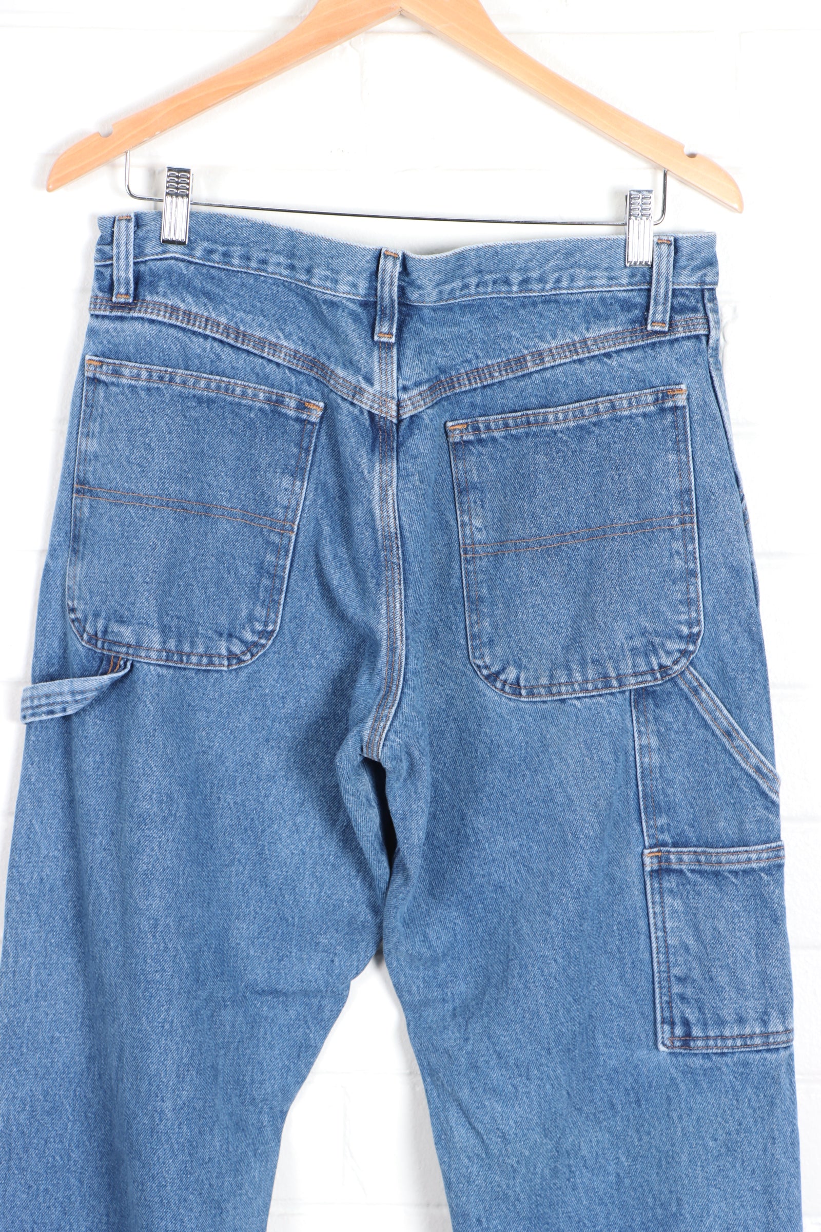 RUSTLER Stone Wash Workwear Jeans (32 x 30)