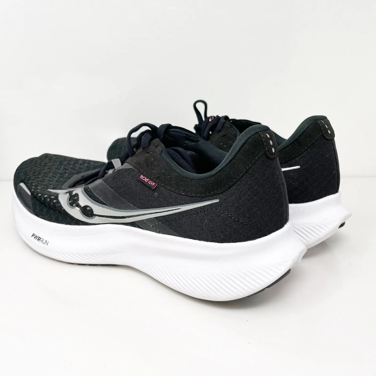 Saucony Womens Ride 16 S10830-05 Black Running Shoes Sneakers Size 10