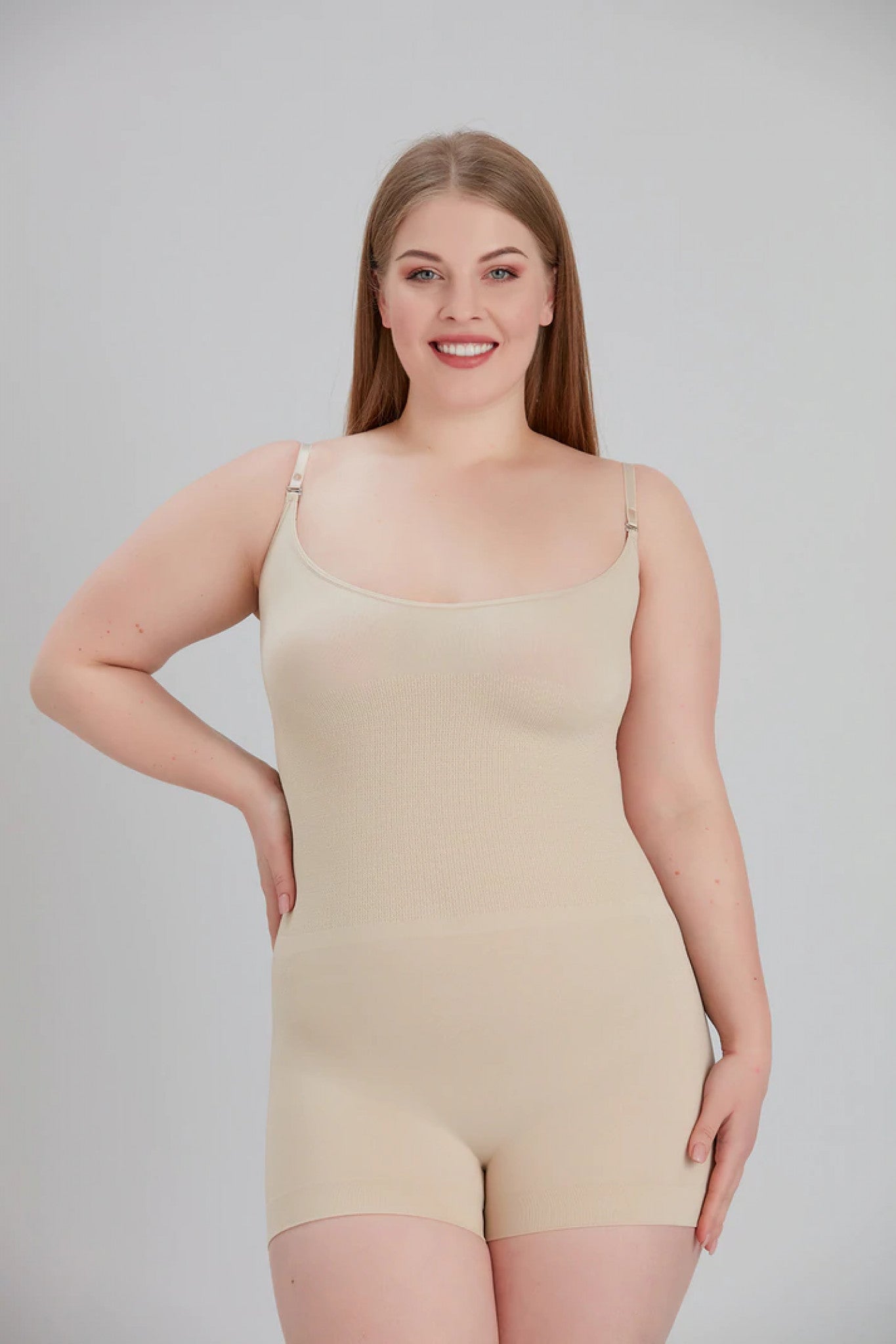 Shapewear London Seamless Shaping Bodysuit In Nude