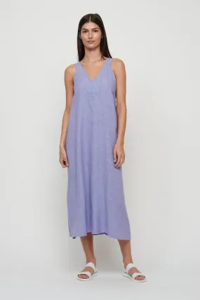 SLEEVELESS MAXI LINEN DRESS