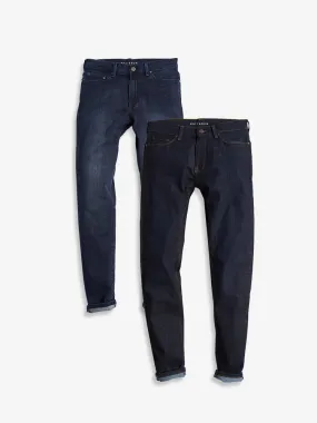 Slim Crosby Dark Blue and Staple Medium/Dark Blue 2-Pack Jeans