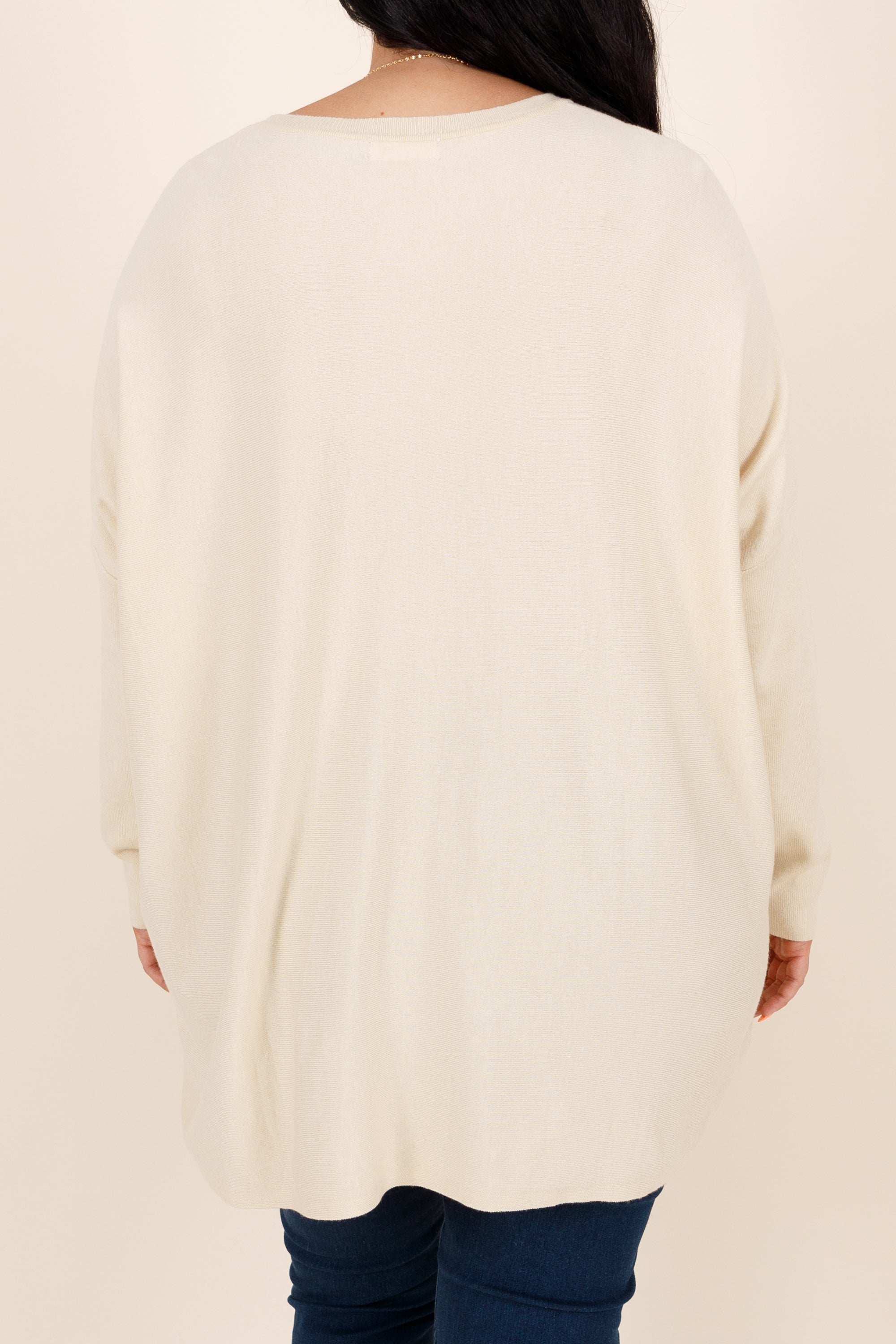 Snow Whispers Tunic, Cream