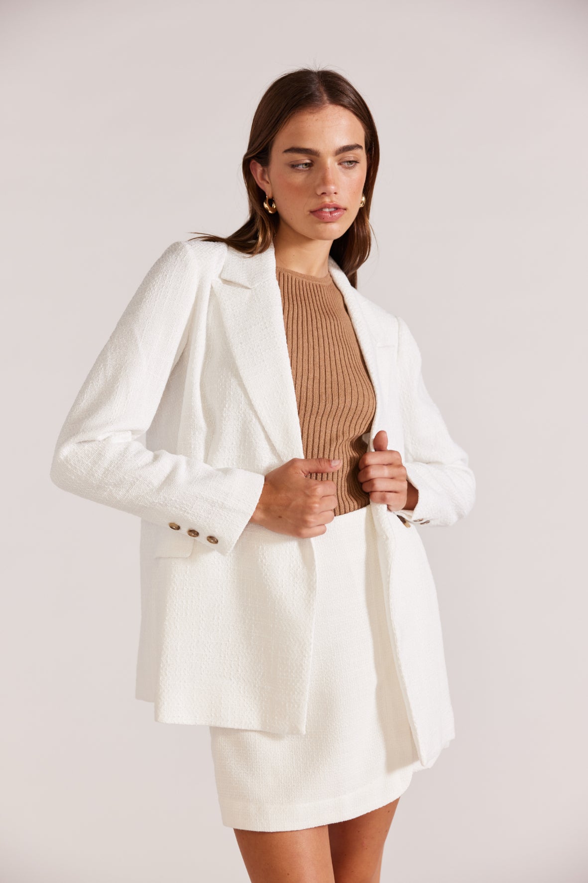 Staple the Label - Avril Blazer White