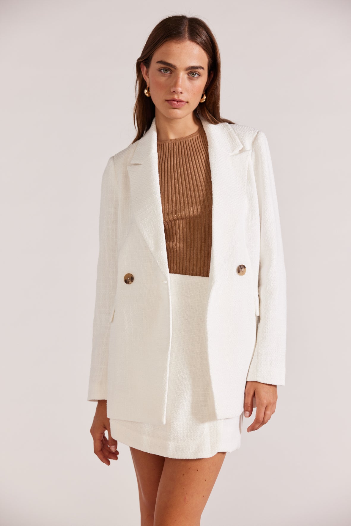 Staple the Label - Avril Blazer White