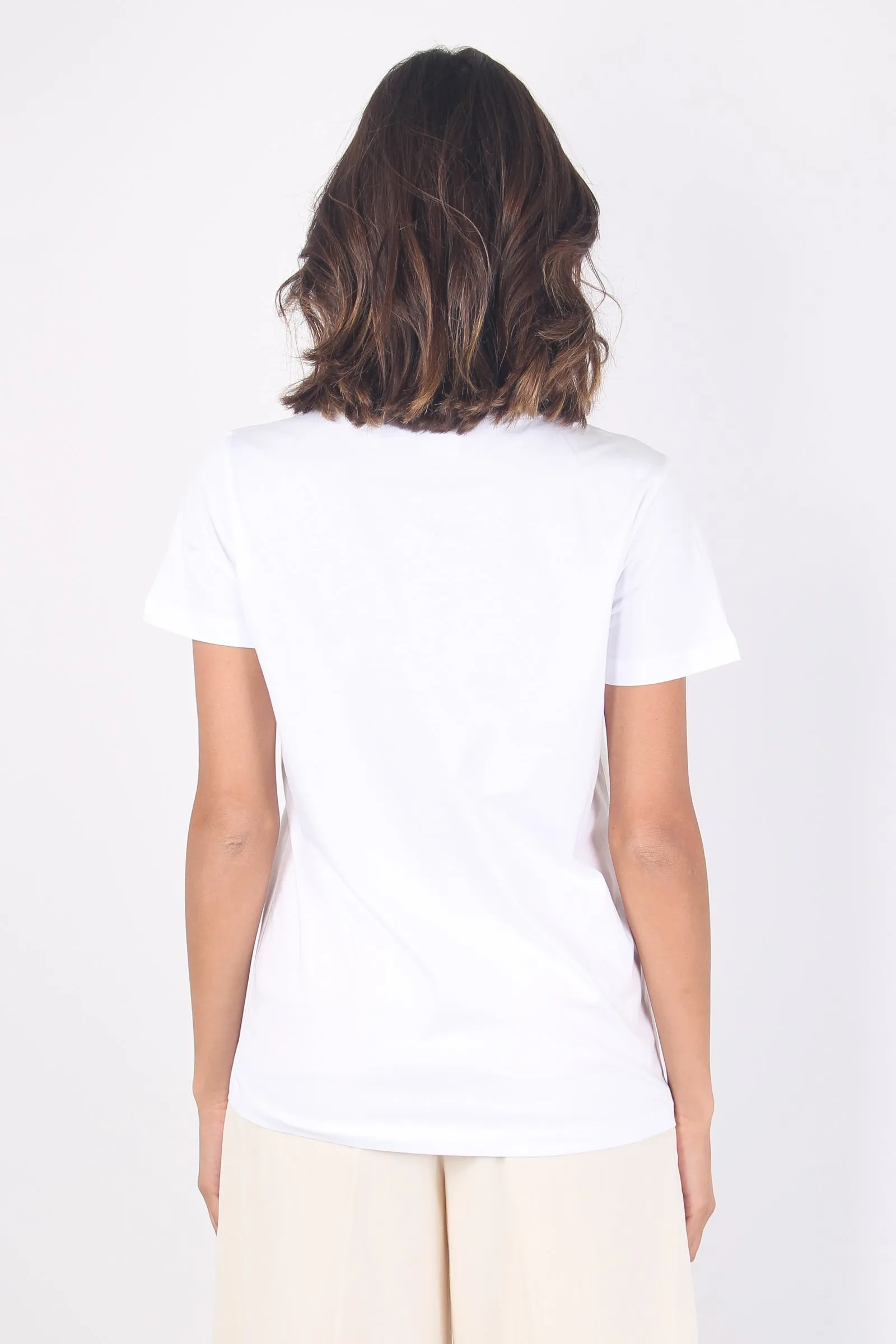 Start T-shirt Jersey Scritta Bianco