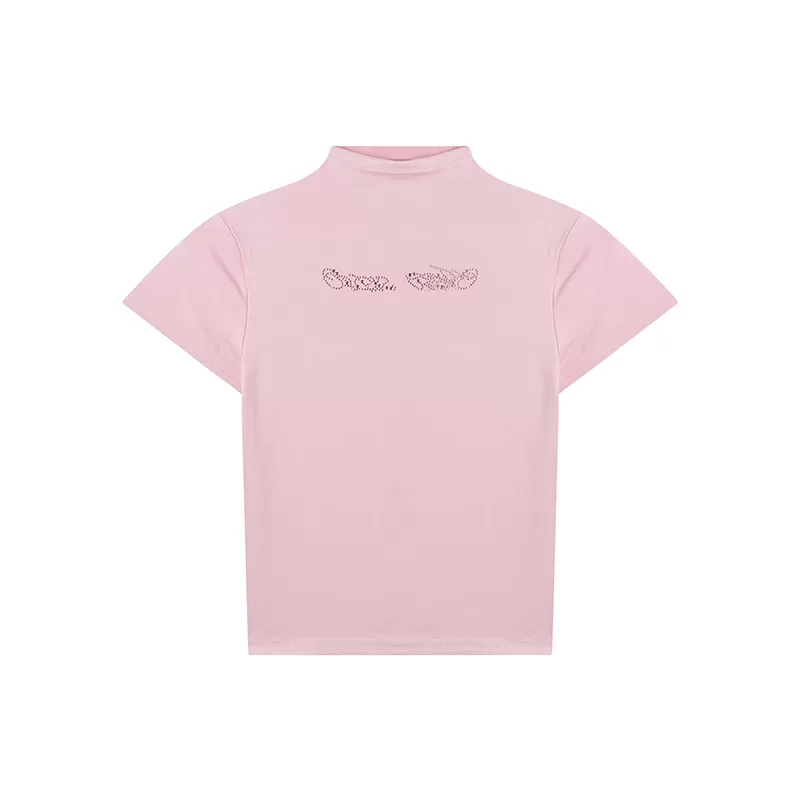 Summer Cropped Turtleneck T-shirt - Kimi