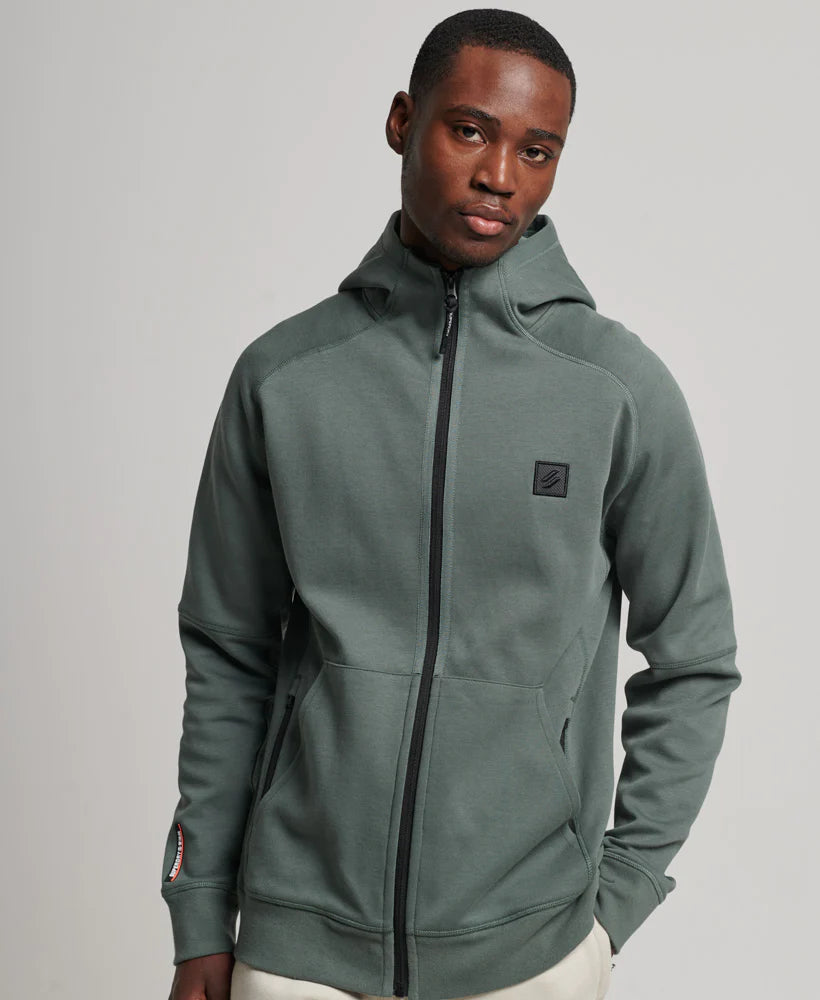 Superdry - CODE Tech Zip Hoodie Balsam Green