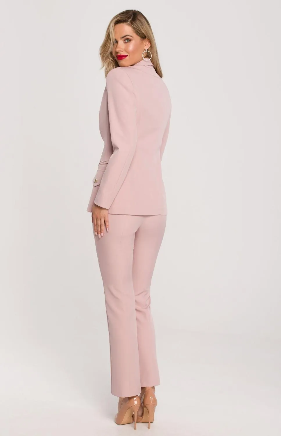 Tailleur pantalon rose