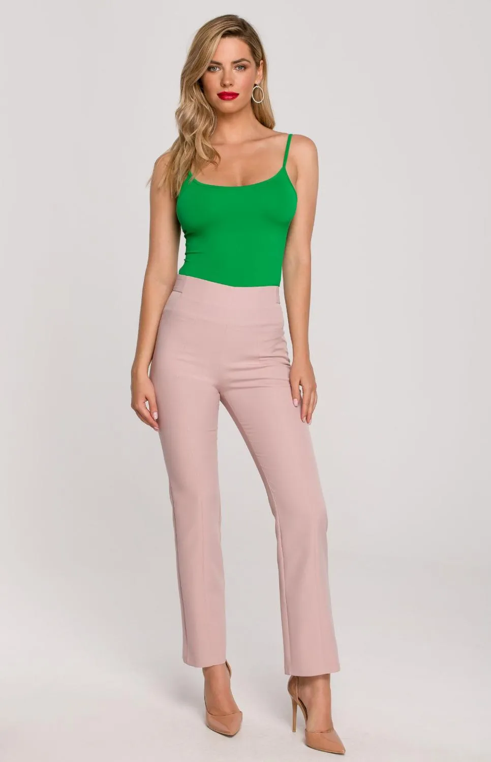 Tailleur pantalon rose