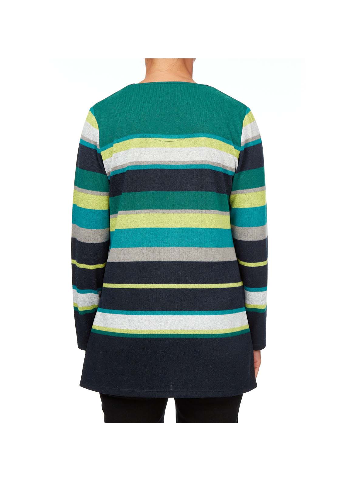 Teal Striped Tunic