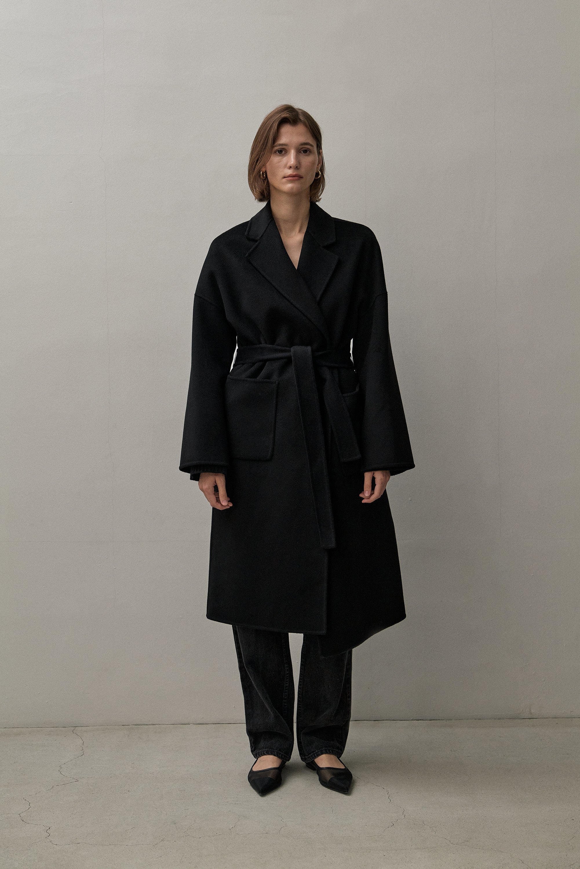 THE BOYFRIEND COAT - BLACK 90/10