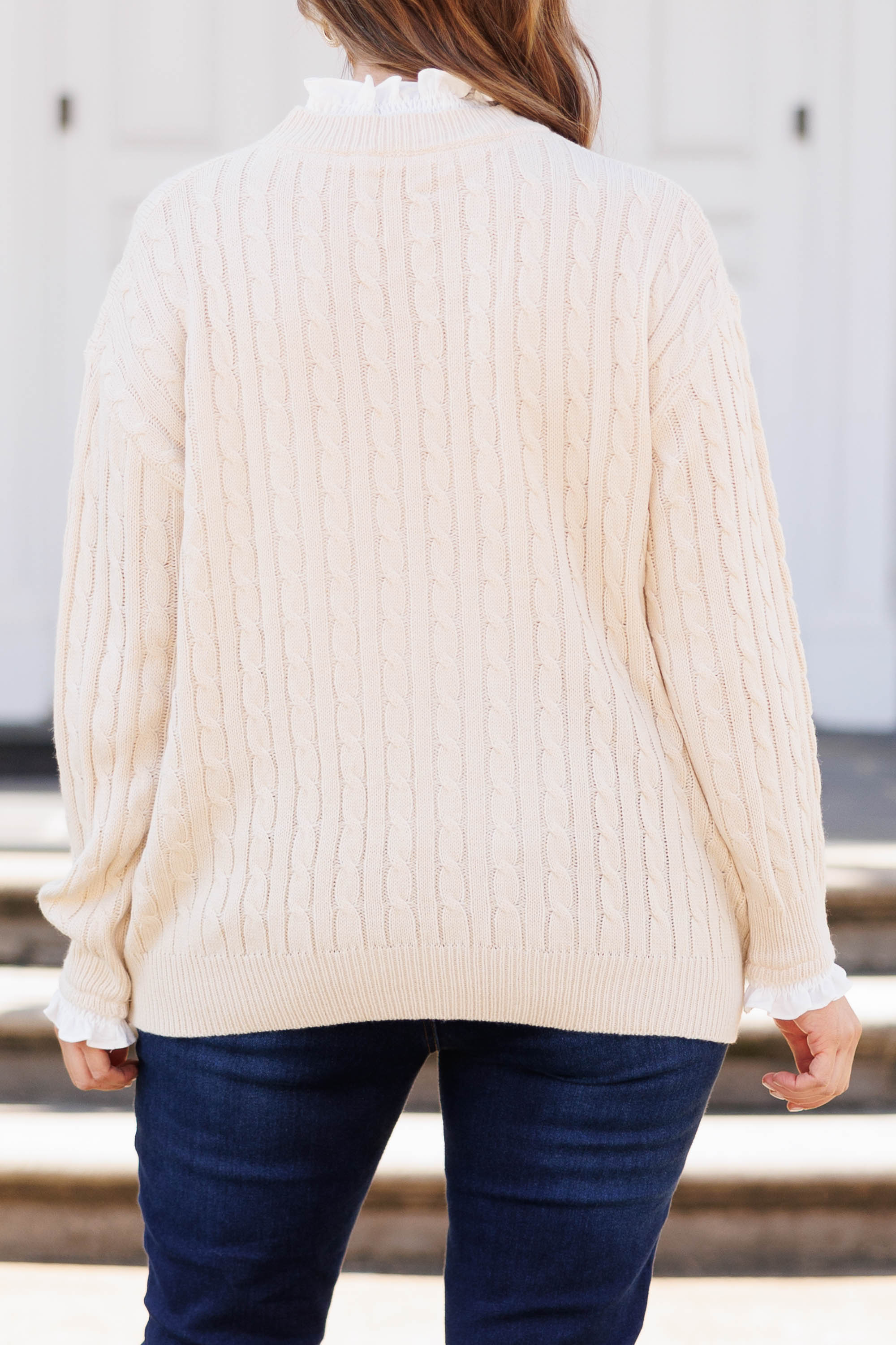 The Cozy Cloud Sweater, Cream