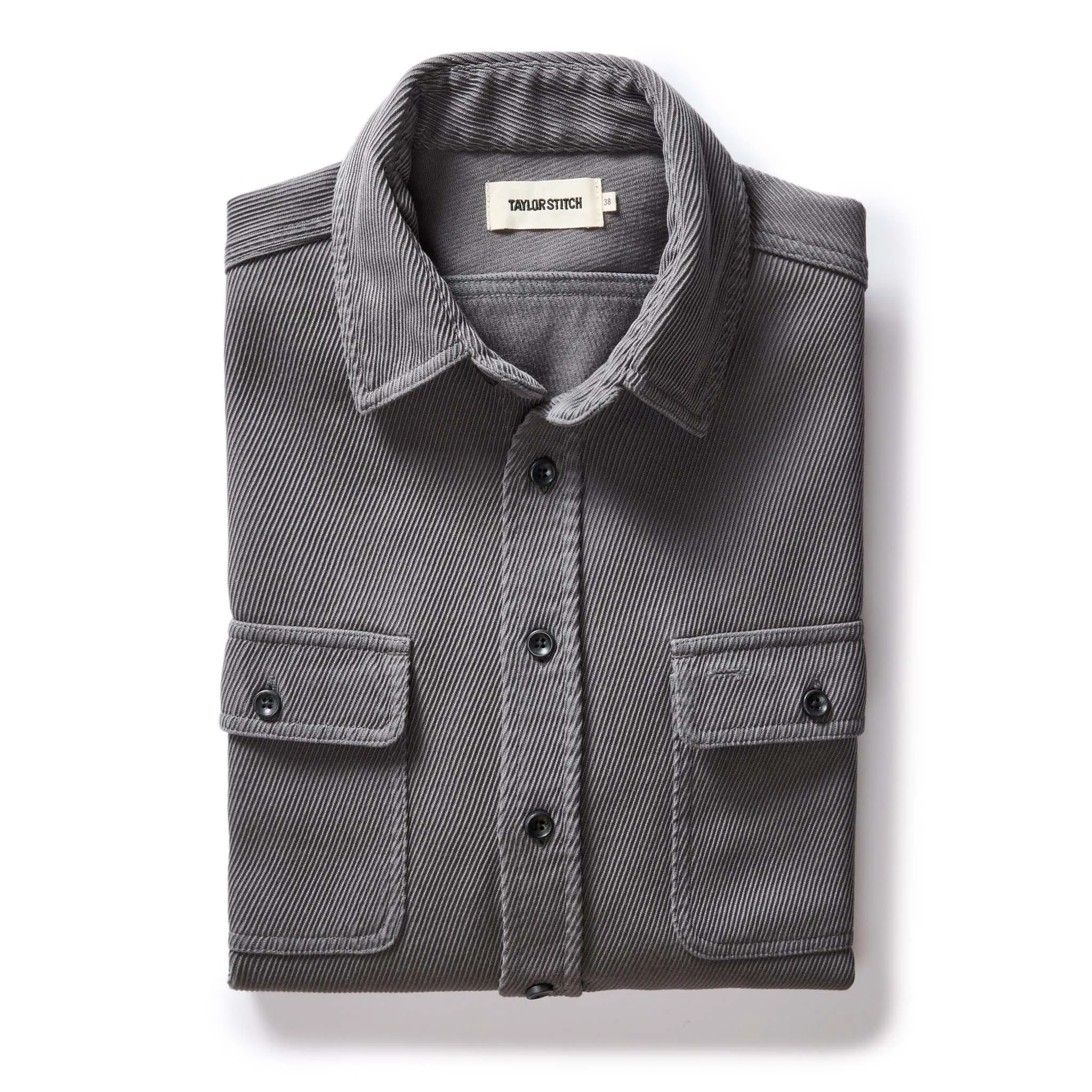 The Ledge Shirt in Shale Twill