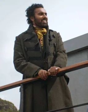 The Luminaries 2021 Emery Staines Coat | Himesh Patel Tweed Coat