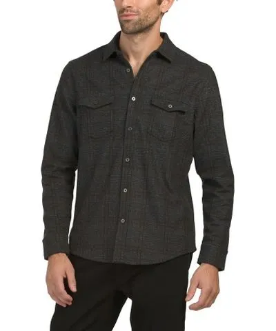 Tj Maxx Flannel Stretch Knit Shirt For Men