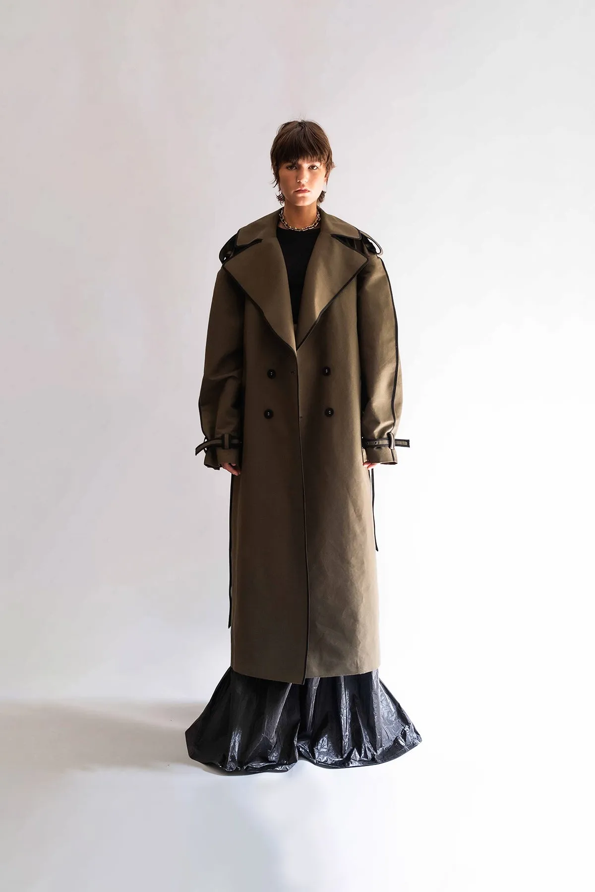 Trench-coat kaki - No Season 2024 Cyberdistortion