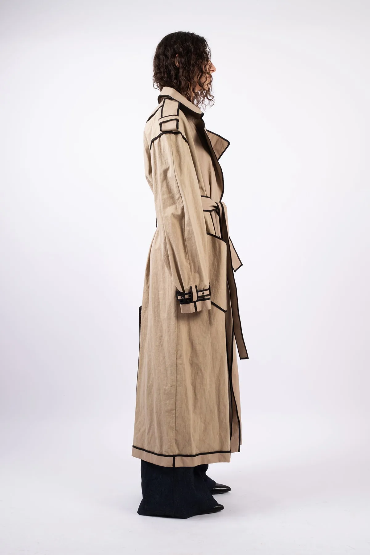 Trench-coat réversible