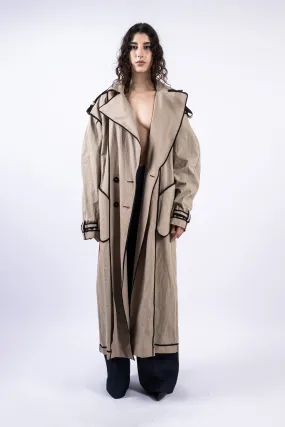 Trench-coat réversible