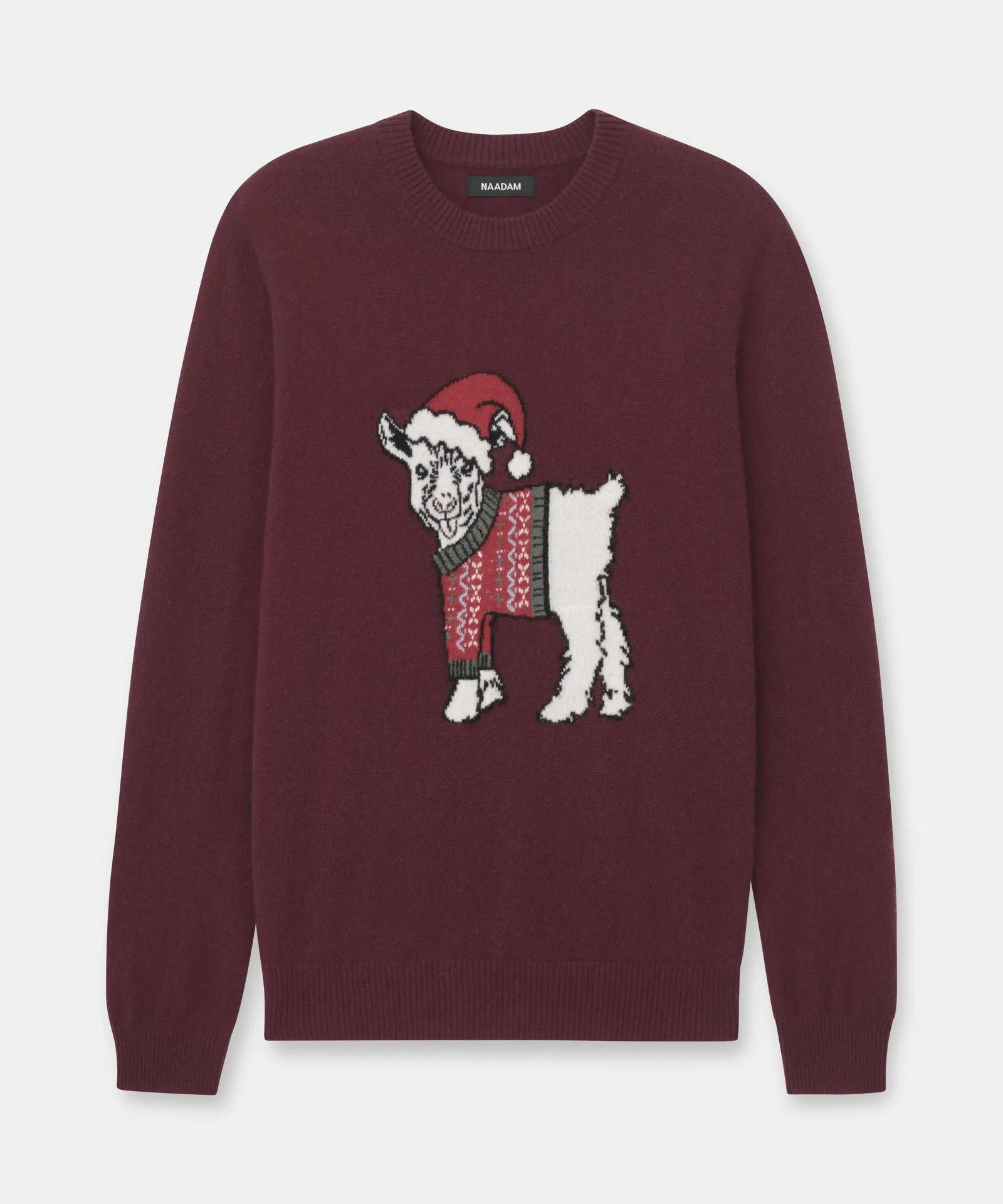 Unisex Signature Cashmere Holiday Goat Sweater