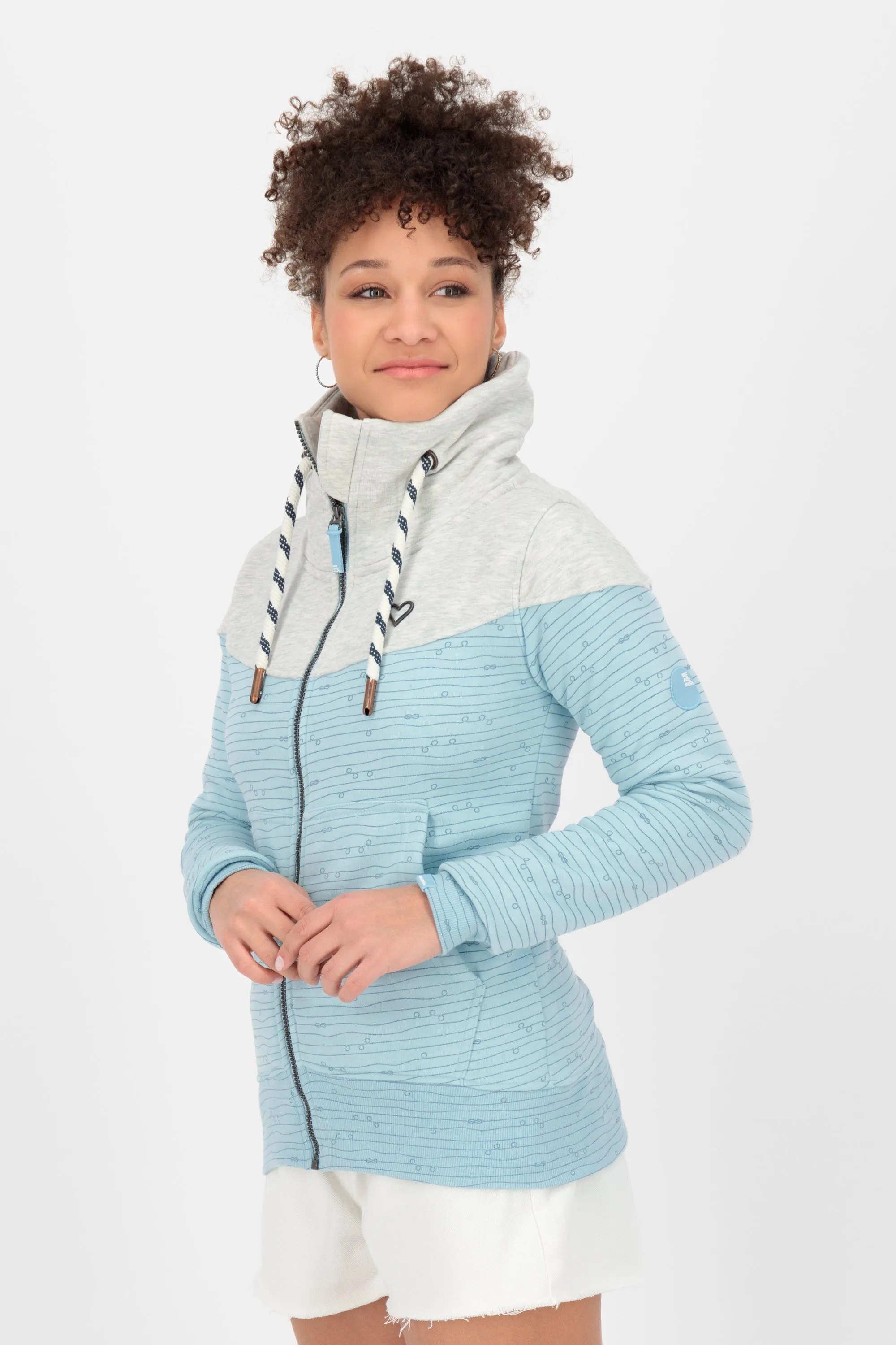 ValinaAK Sweat Jacket Hellblau