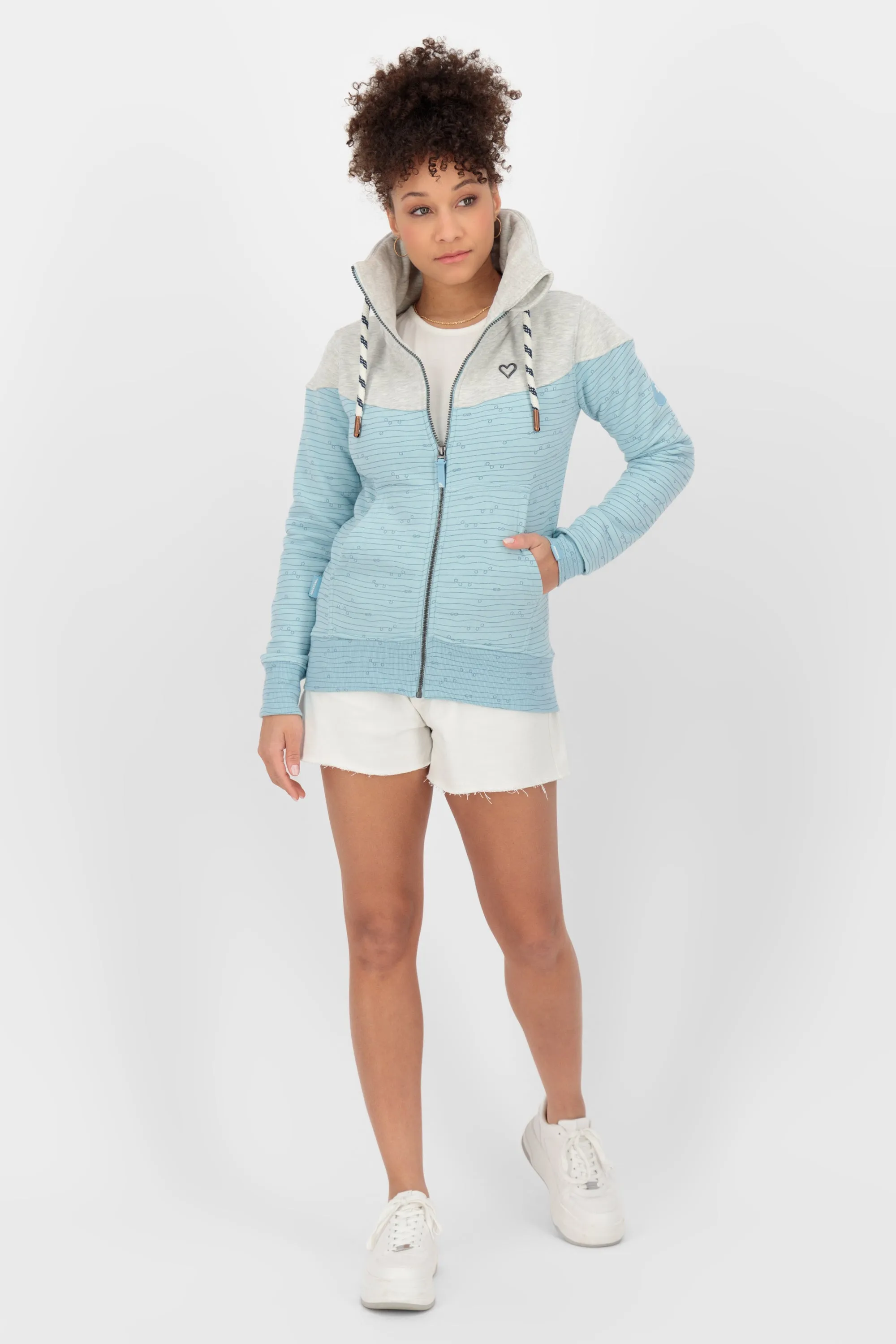 ValinaAK Sweat Jacket Hellblau