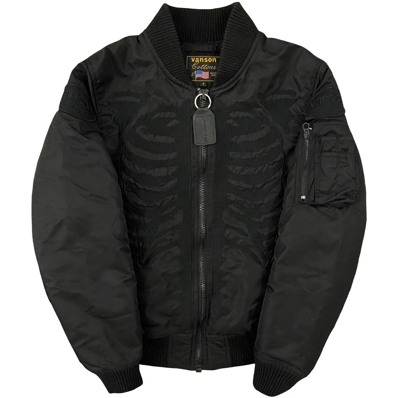 Vanson Skeleton Bomber Jacket