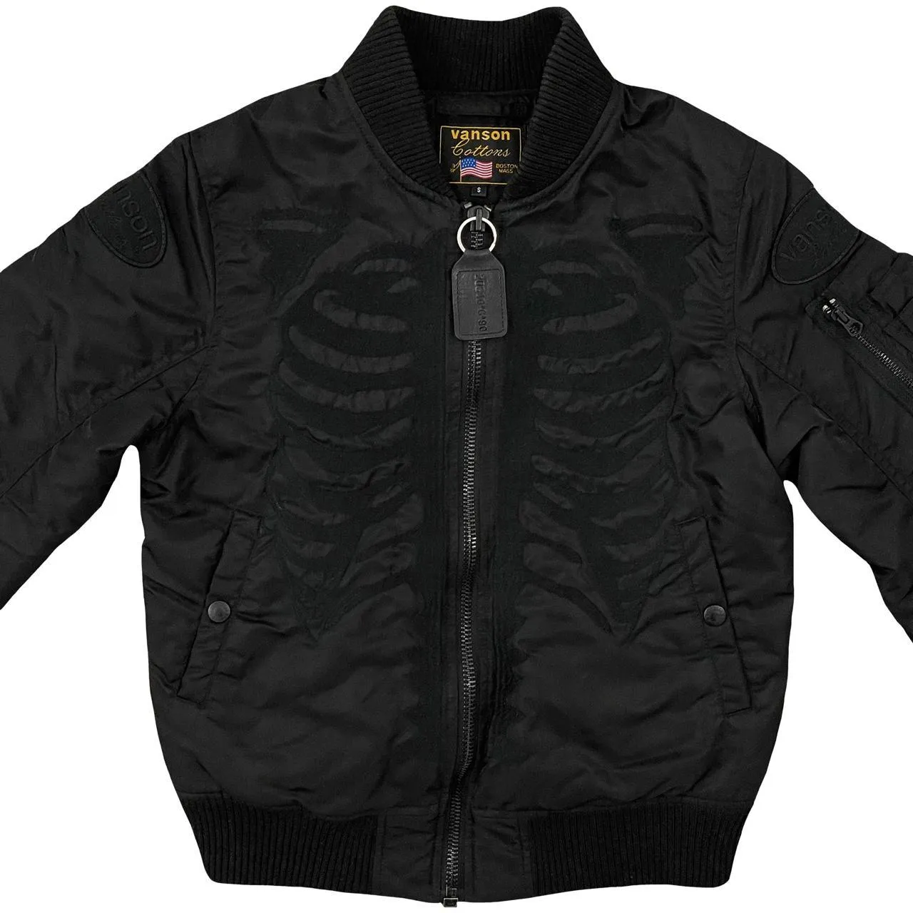 Vanson Skeleton Bomber Jacket