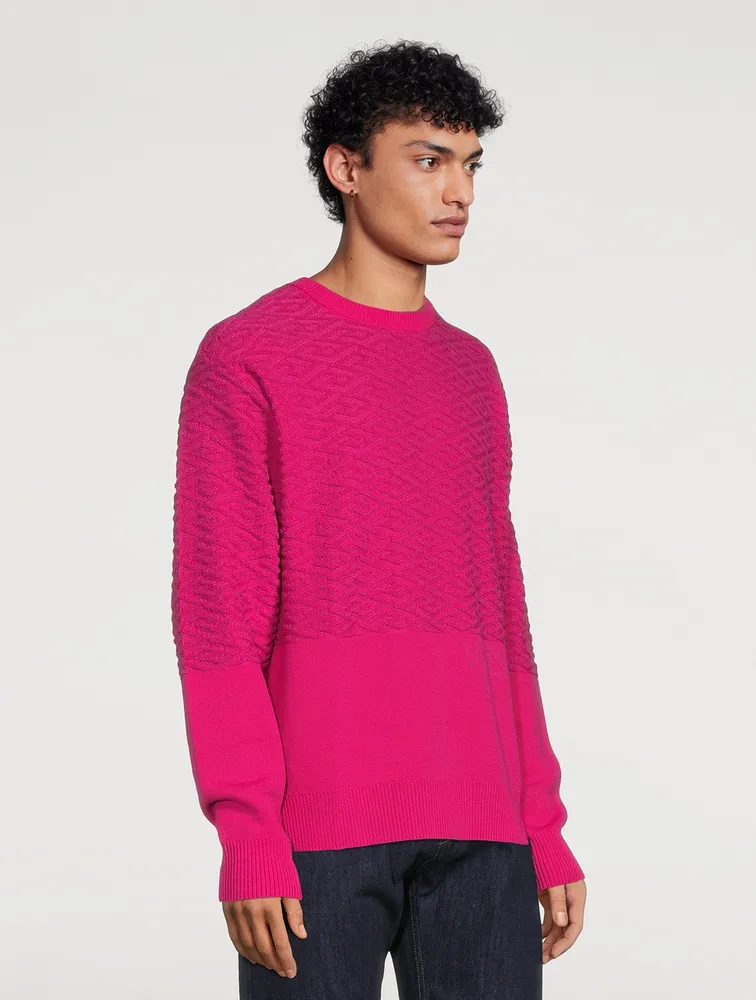 VERSACE Greca Wool Sweater