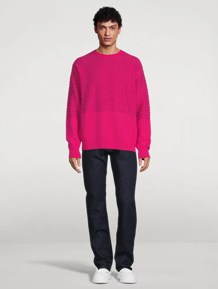 VERSACE Greca Wool Sweater