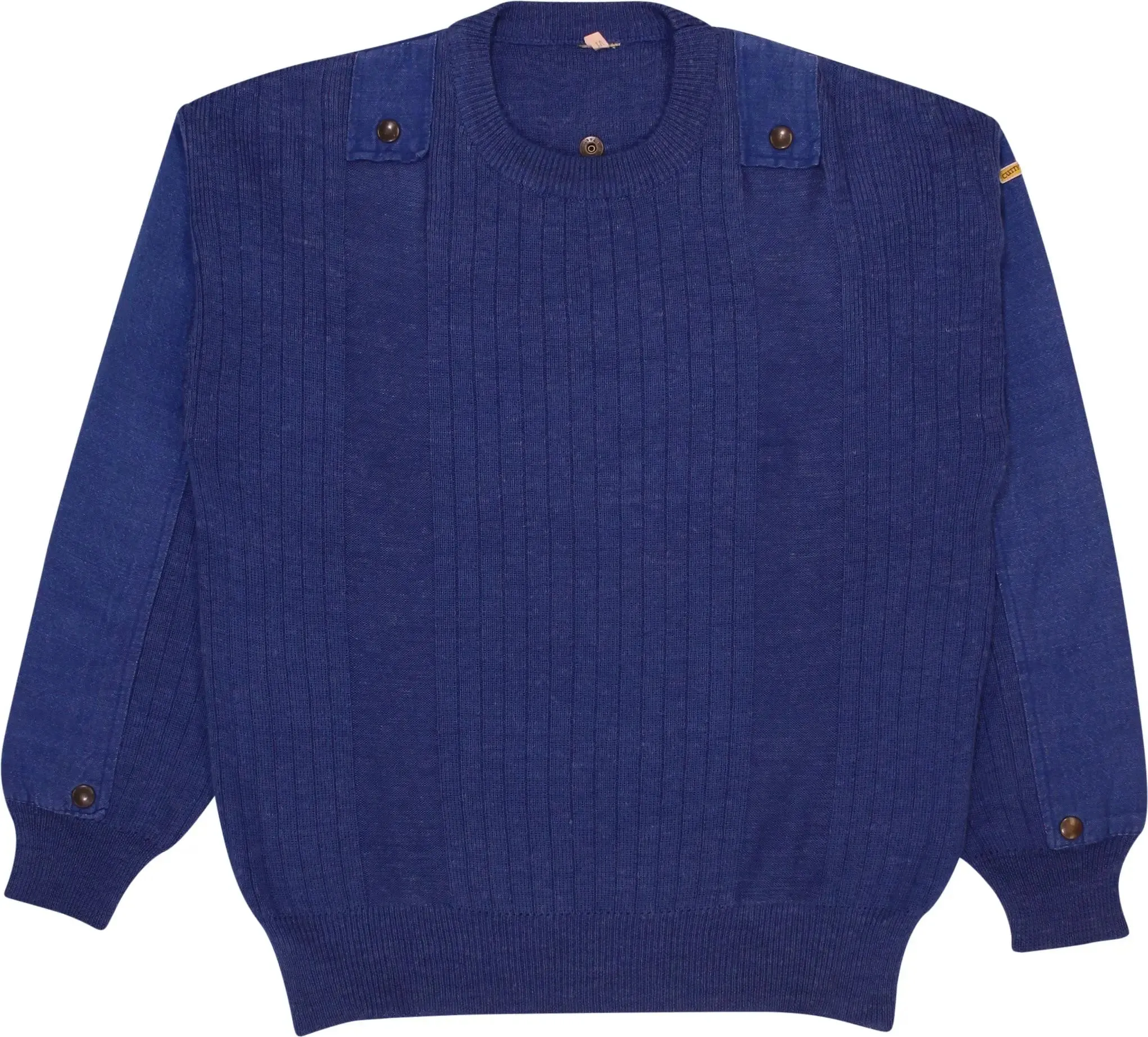 Vintage Blue Knitted Sweater | ThriftTale