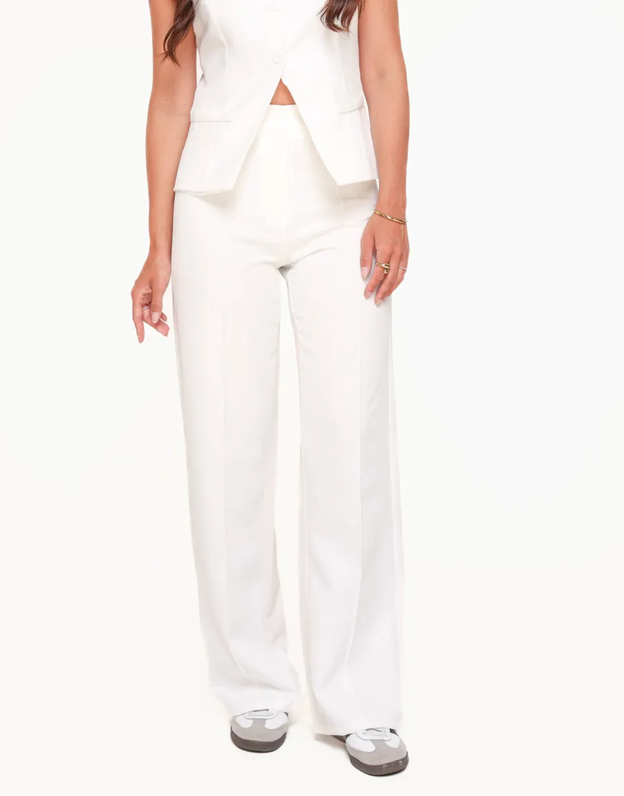 Witte Basic - Pantalon