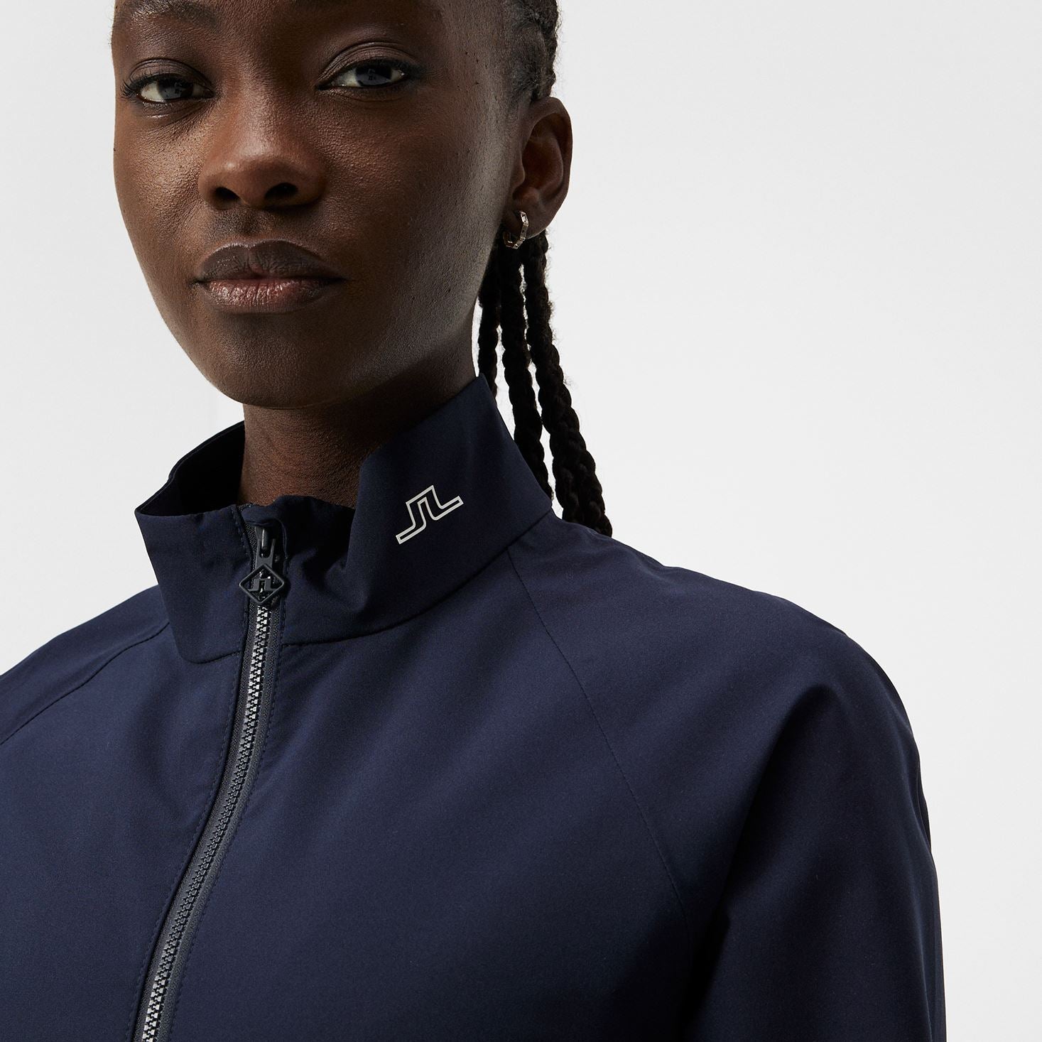 Womens Evertine Padded Rain Jacket JL Navy - AW23