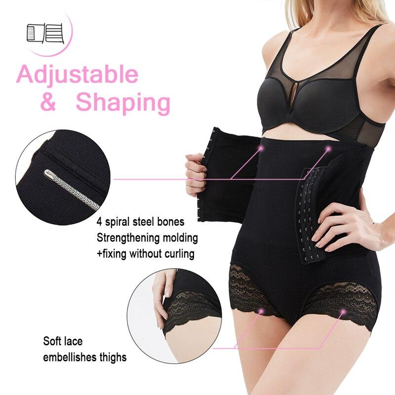 Women's High Waist Tummy Control Push Up Seamless Butt Shapewear Panties