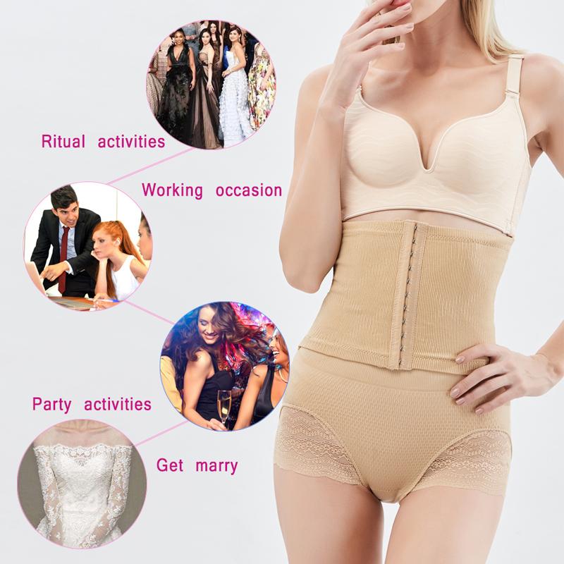 Women's High Waist Tummy Control Push Up Seamless Butt Shapewear Panties