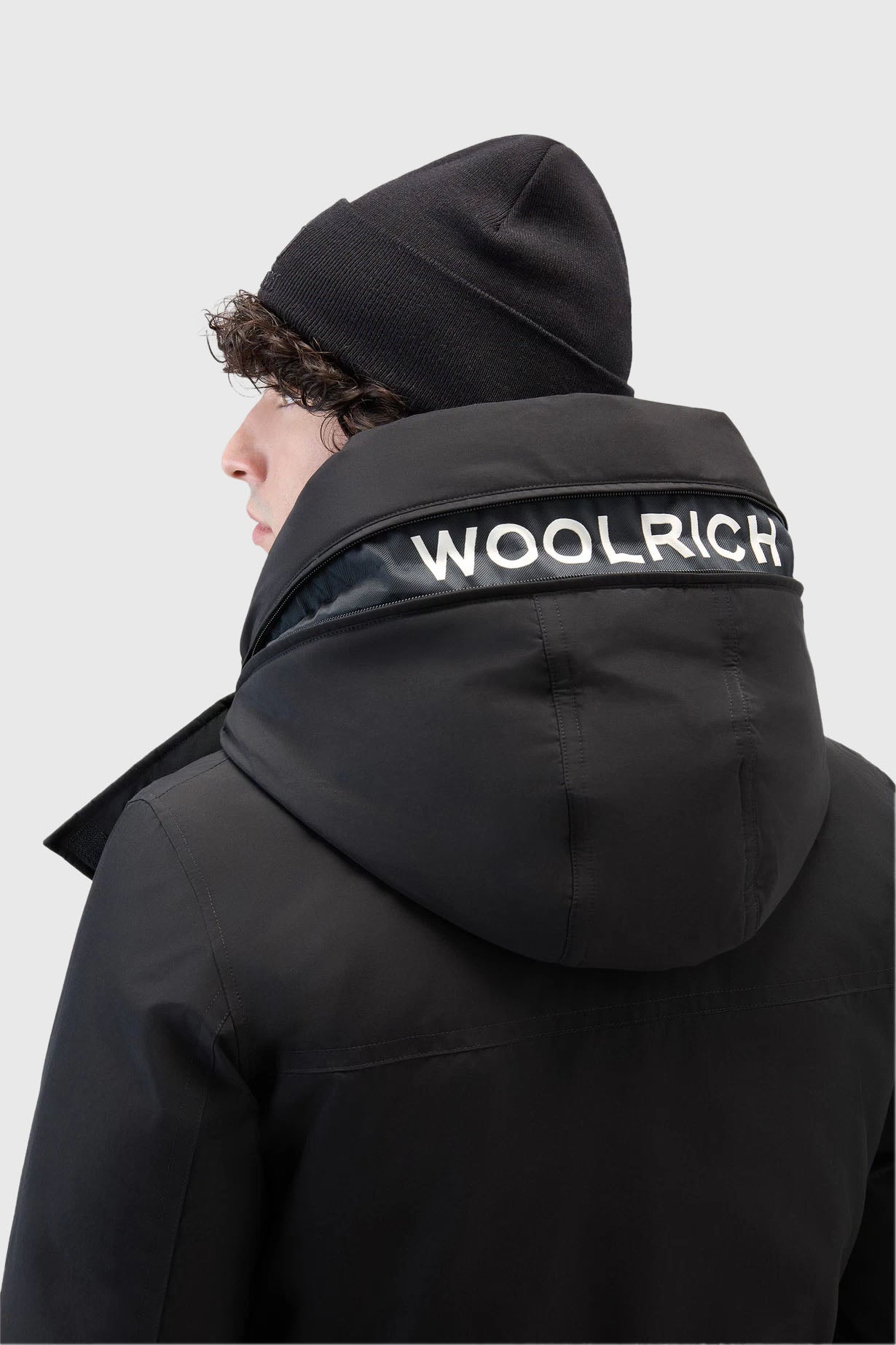 Woolrich Arctic Parka Evolution Ramar Cloth Nero in Piumino d'Anatra