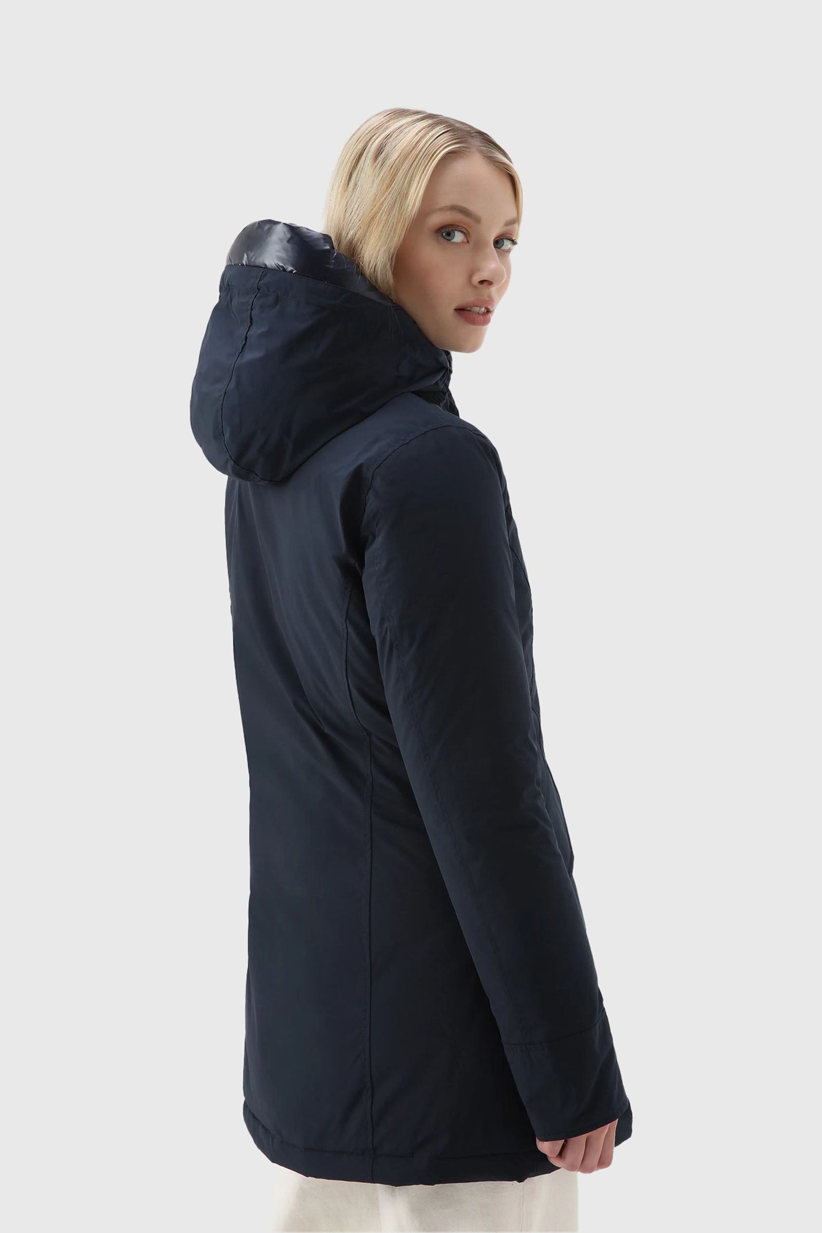 Woolrich Arctic Parka Luxury Urban Touch Blu in Piumino